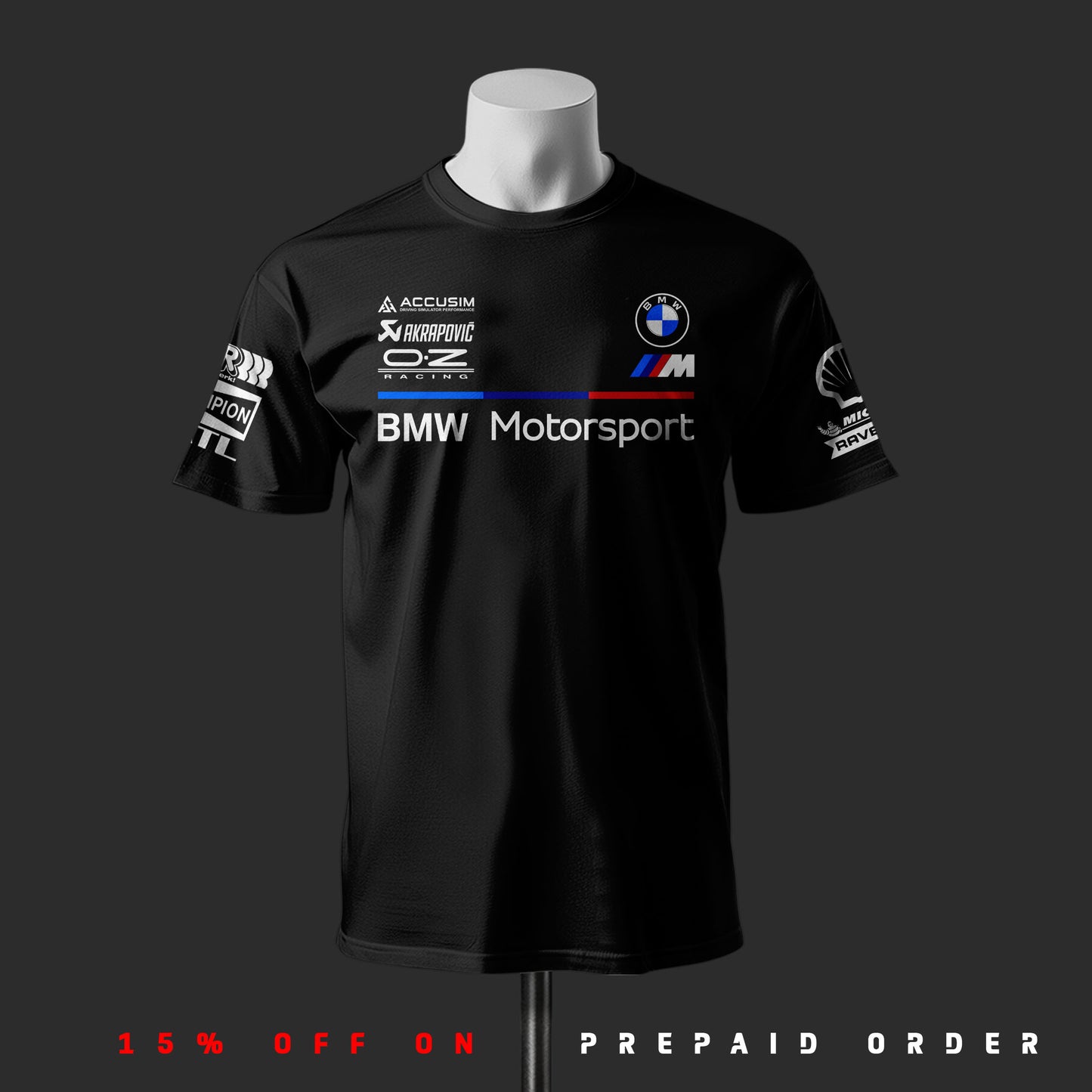 BMW Motosport Inspired Cotton T-shirt