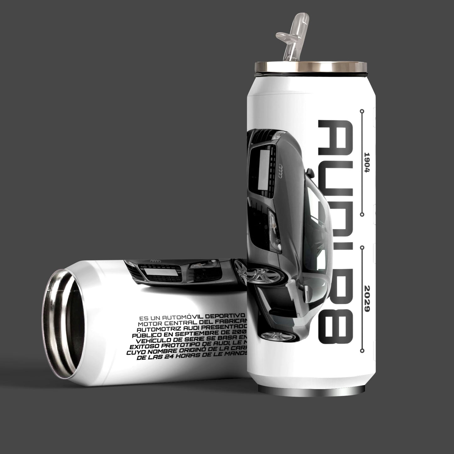 Audi R8 Art Inspired Sipper Can