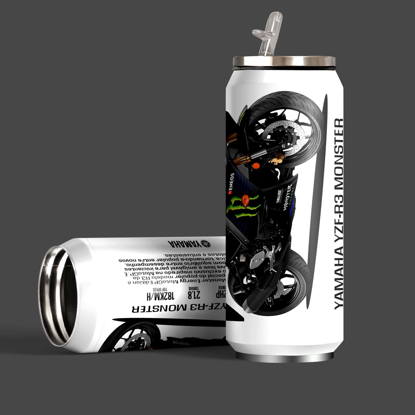 Yamaha YZF R3 2.0 Inspired Art Sipper Can