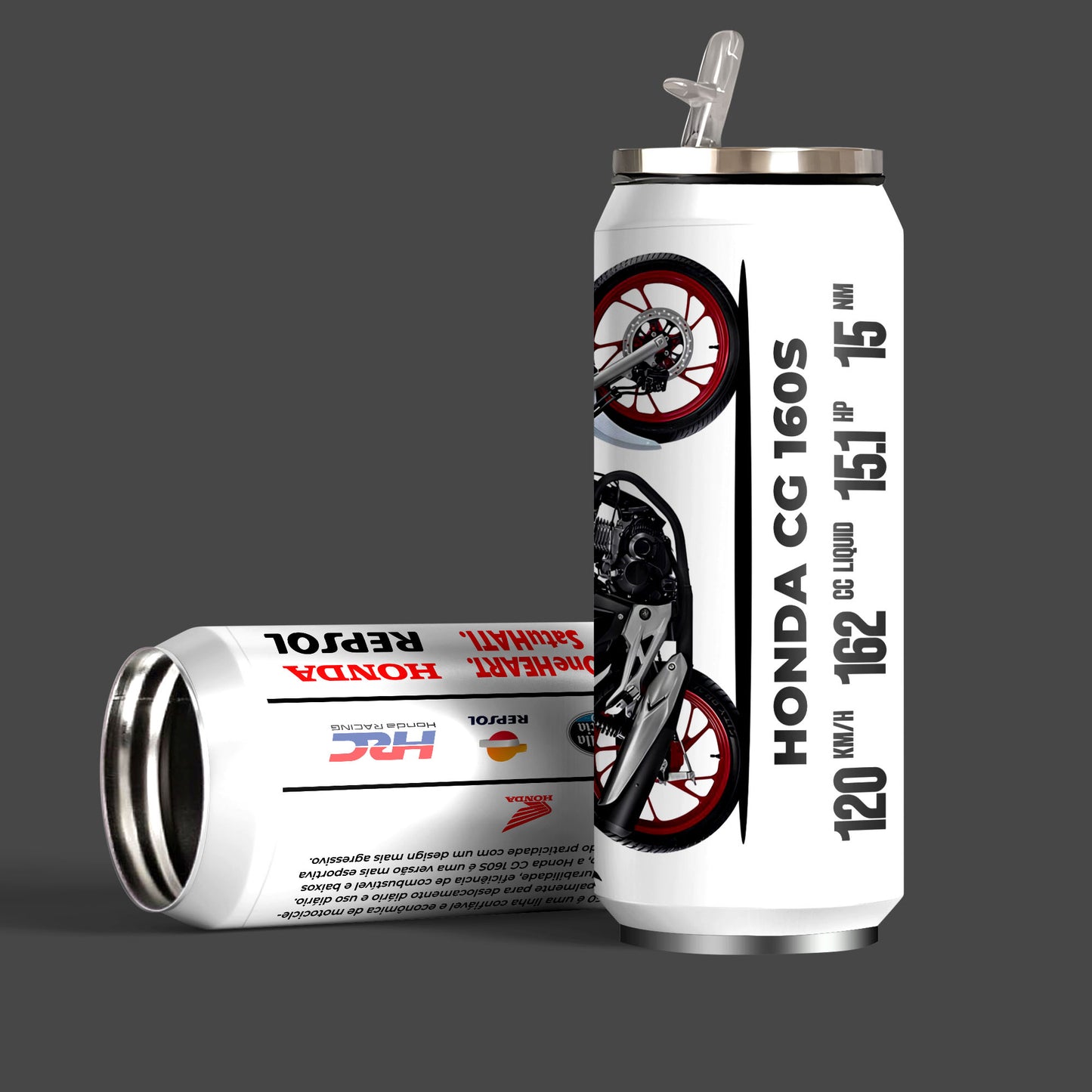 Honda CG 160S Inspired Art Sipper Can