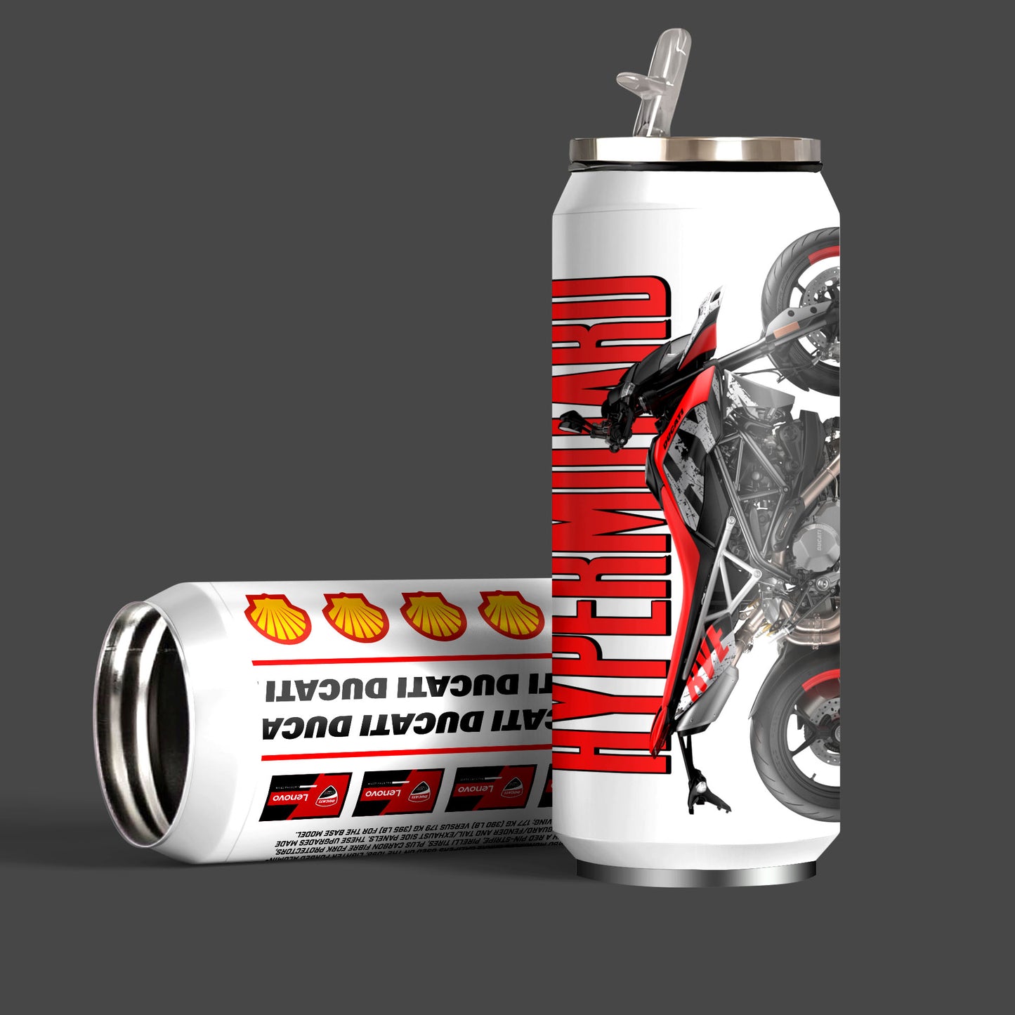 Ducati Hypermotard Inspired Art Sipper Can