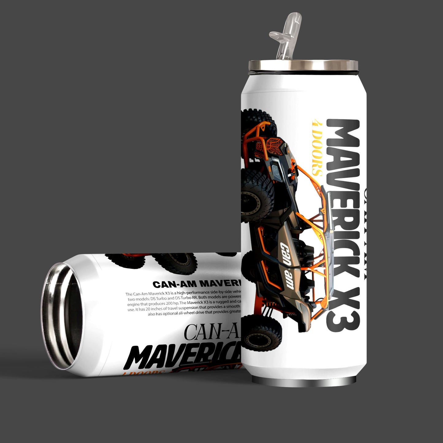CAN-AM Maverick X3 Inspired Art Sipper Can