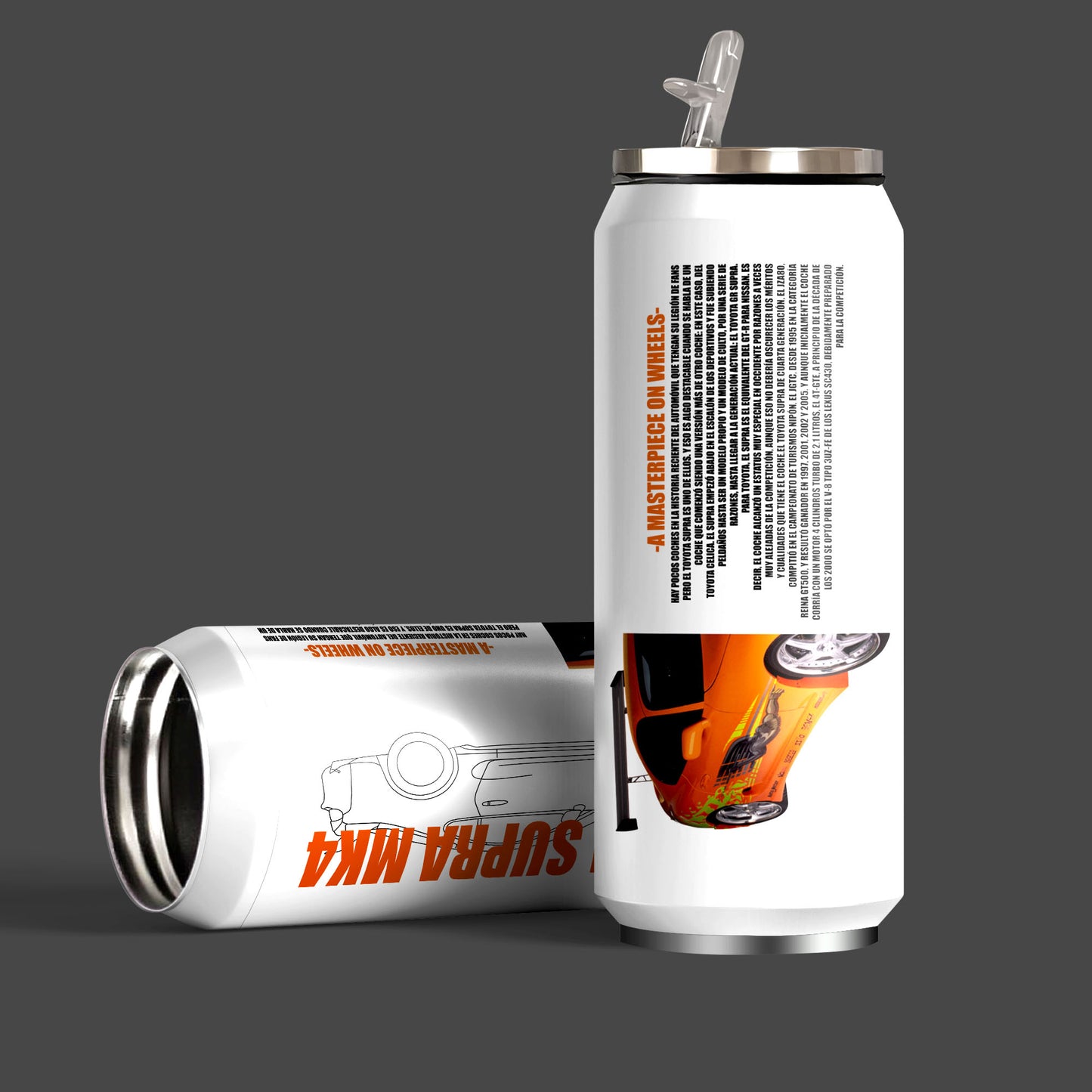 Supra MK4 Inspired Art Sipper Can