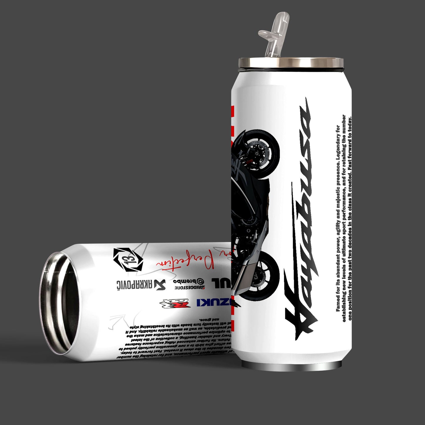 Suzuki hayabusa Superbike Inspired Sipper Can