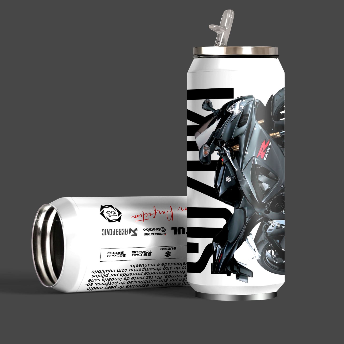 Suzuki GSX-R600 Inspired Art Sipper Can