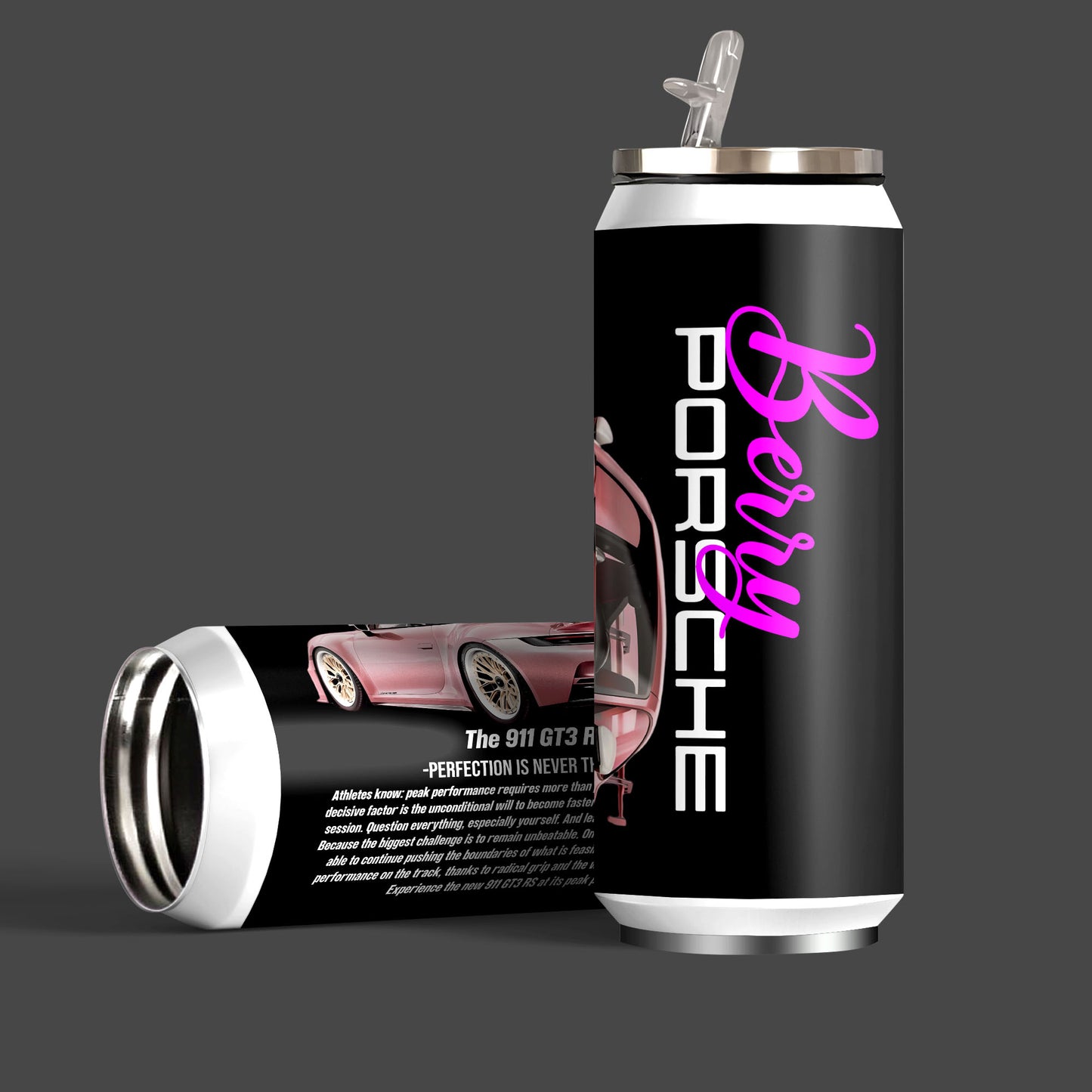 Porsche 2.0 Inspired Art Sipper Can