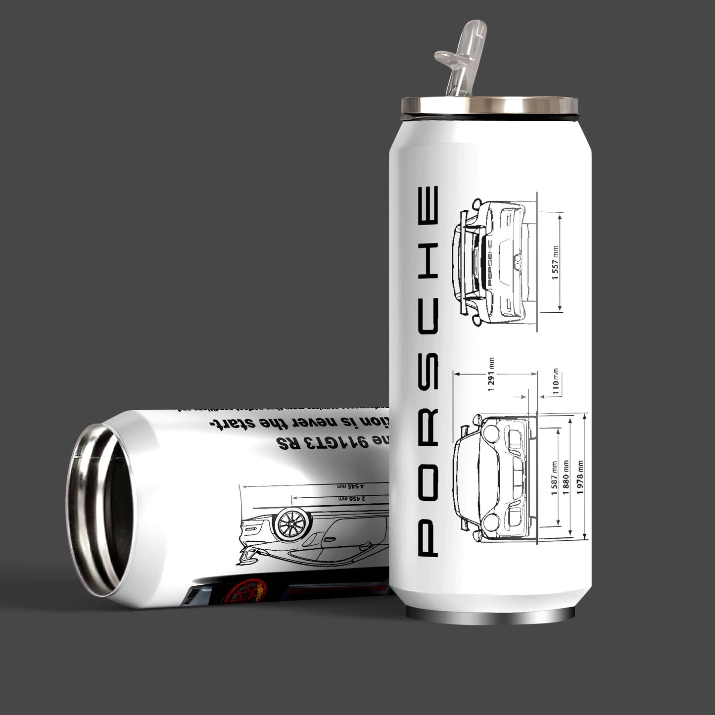 Porsche Supercar Inspired Sipper Can