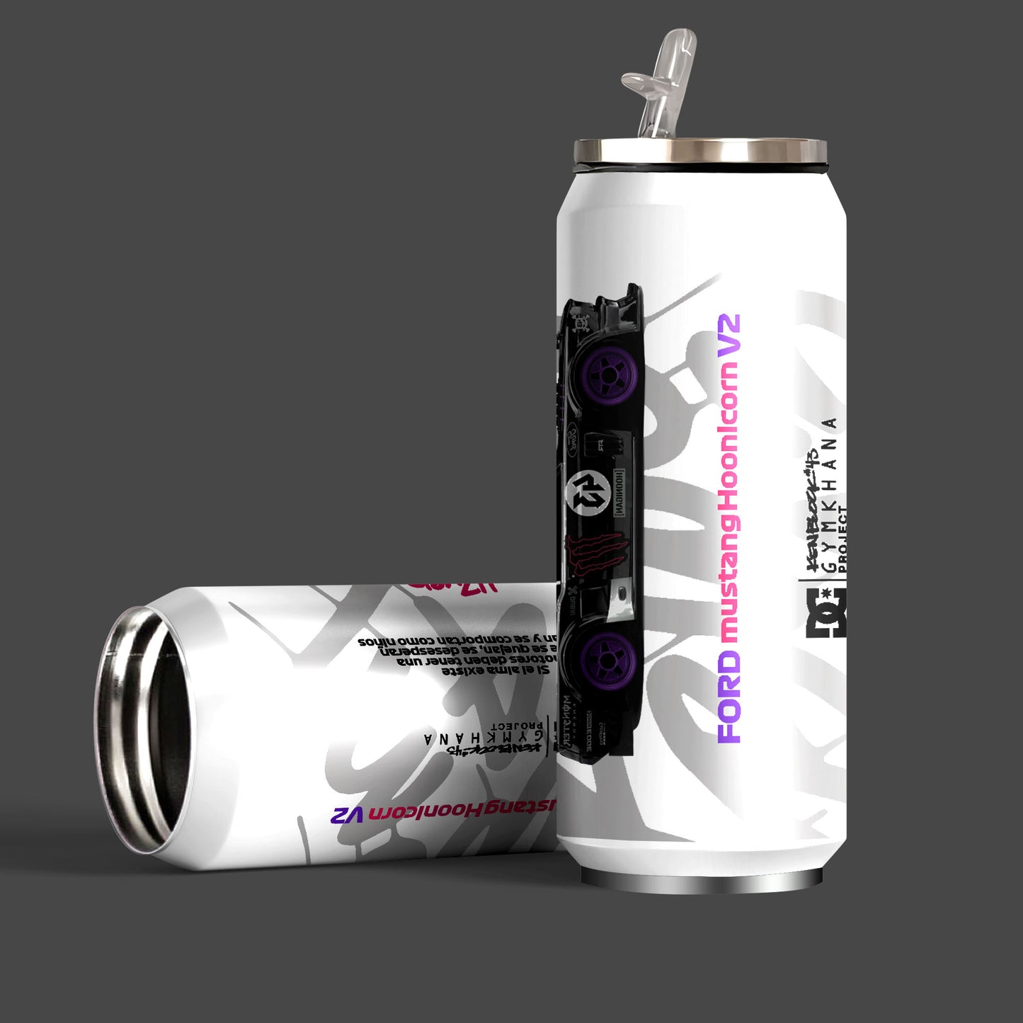 Ford Mustang Racing Team Inspired Sipper Can