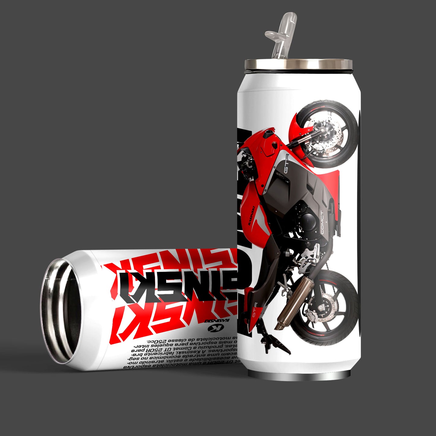 Kasinski Comet GT 250R Inspired Art Sipper Can