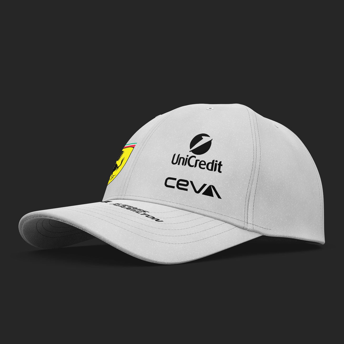 Lewis Hamilton New F1 racing Inspired 6 Panel WHITE Cap