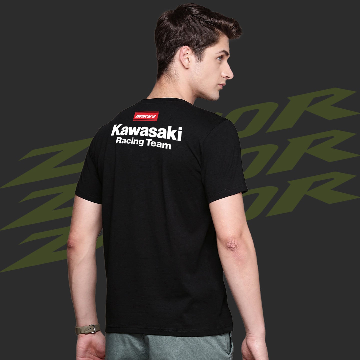 KRT Moto GP Racing Team Black Cotton T-shirt