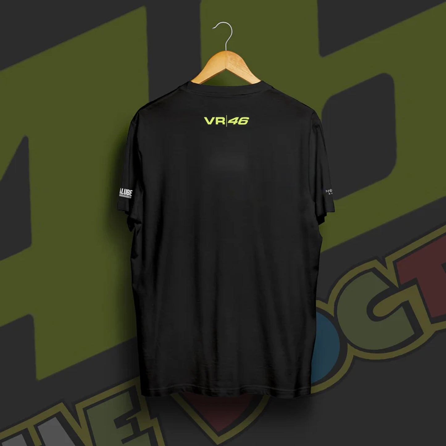 Valentino Rossi VR46 2.0 Black Cotton T-Shirt