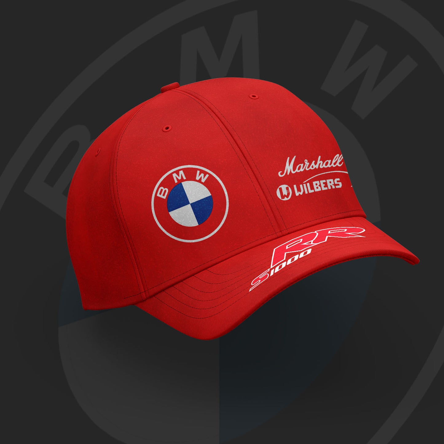 BMW 1000RR Inspired 6 Pannel RED Cap
