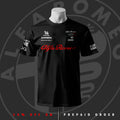 Kimi Räikkönen AR F1 Racing Team Inspired Black Cotton T-shirt