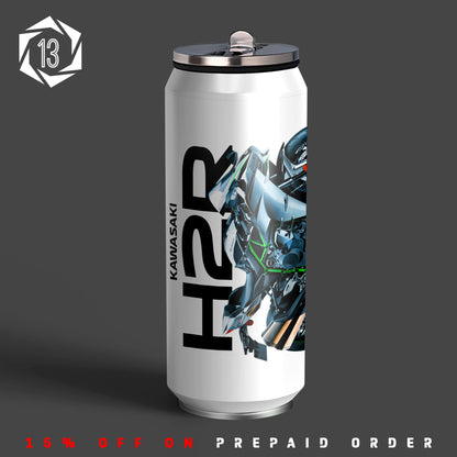 Kawasaki H2R Inspired Art Sipper Can