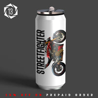 D Streetfighter V4 3.0 Inspired Art Sipper Can