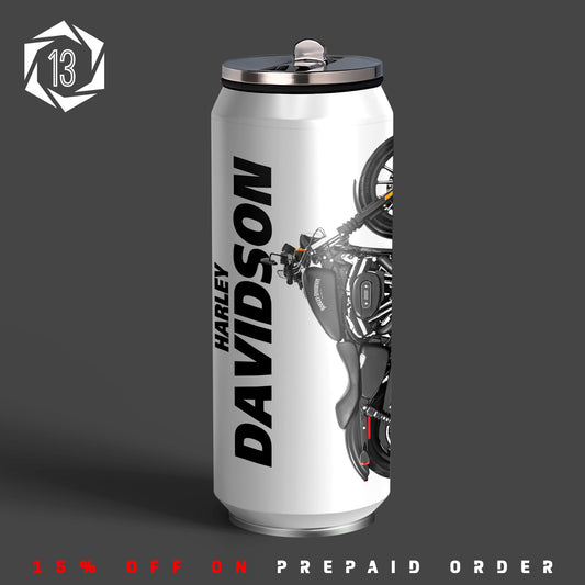 H Davidson Sportster  Inspired Art Sipper Can
