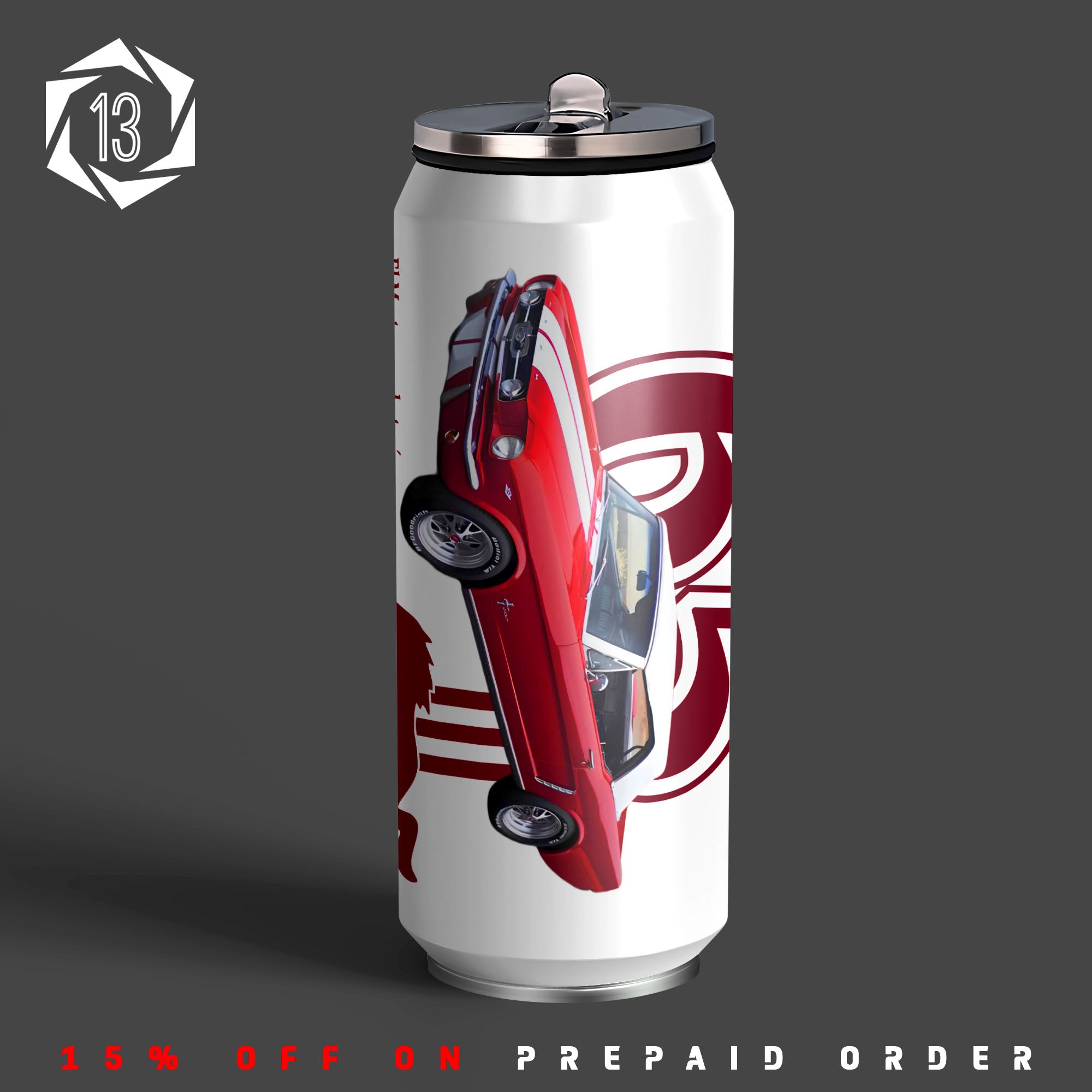 M 1965 2.0 Inspired Art Sipper Can