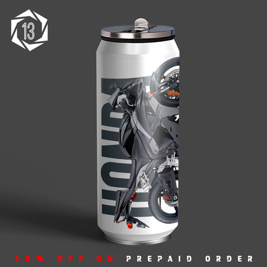 Honda CBR 4.0 All Black Inspired Art Sipper Can