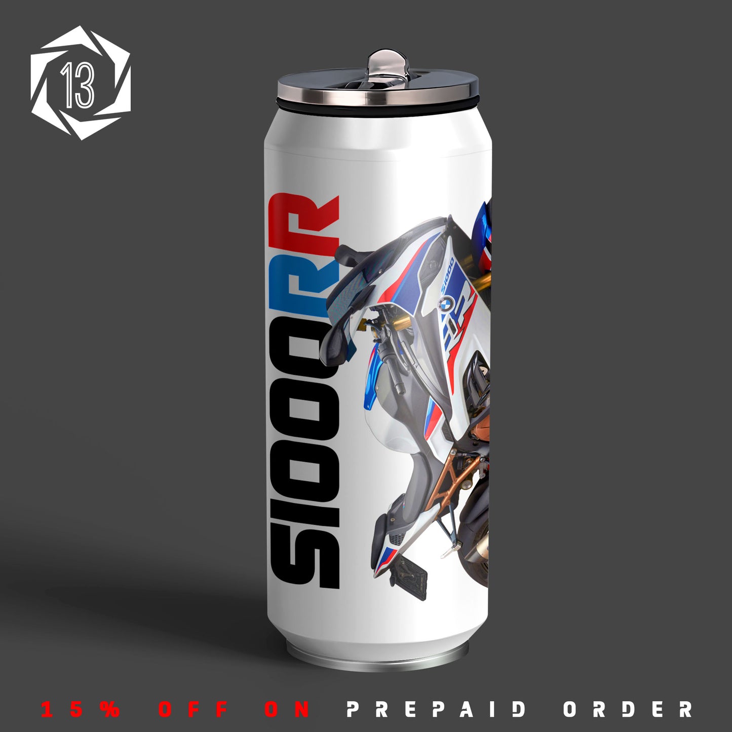 BMW S1000RR 2.0 Inspired Art Sipper Can