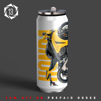 Honda CBR Yellow Inspired Art Sipper Can