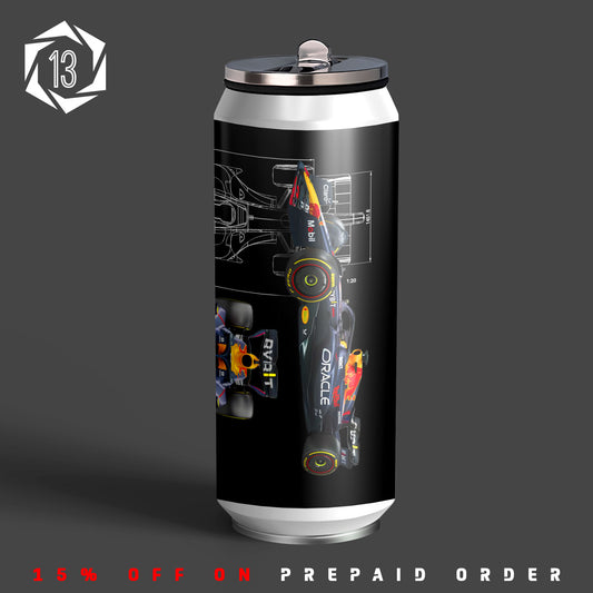 Max Verstappen F1 Racing Inspired Sipper Can