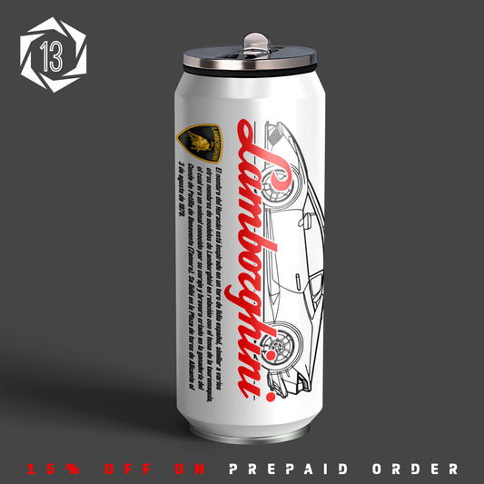 Lemborghini Red 3.0 Inspired Sipper Can
