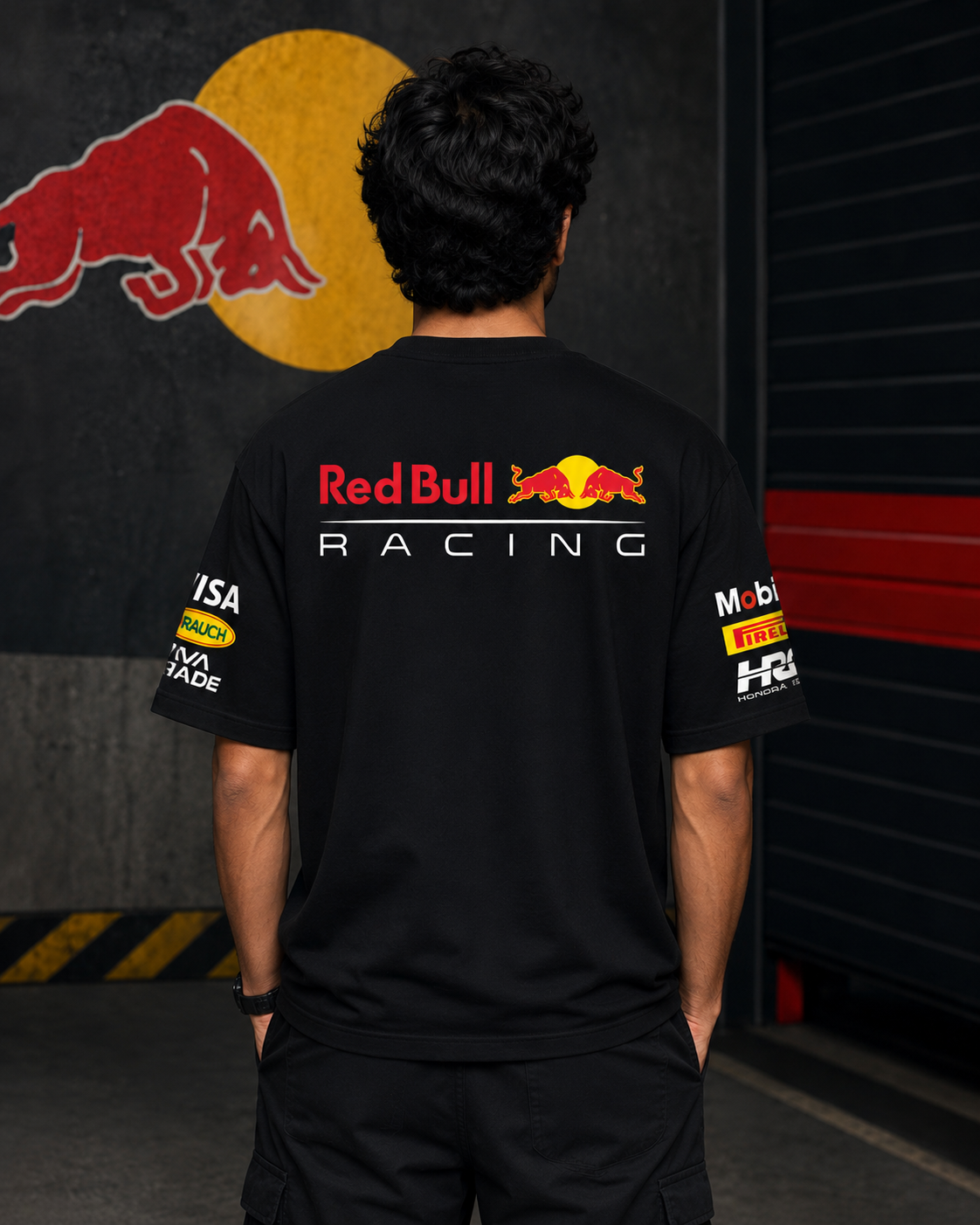 Max R B Racing 2026 Edition Oversize Black T-shirt