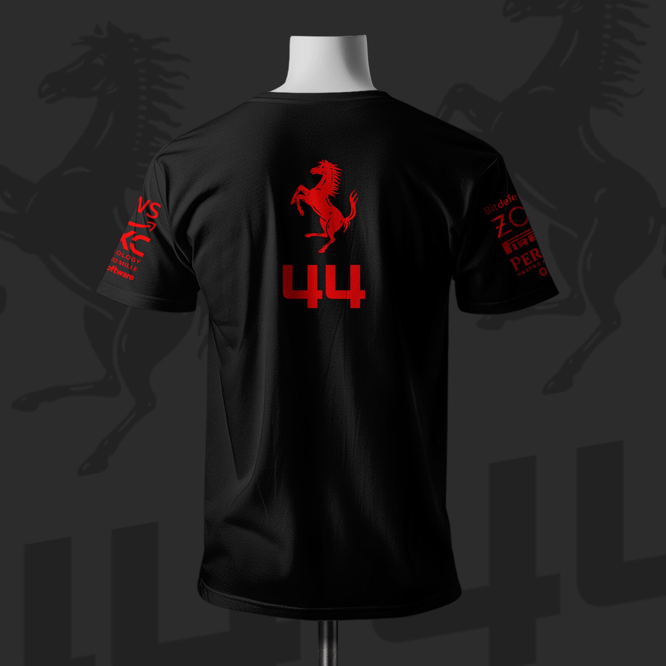 Legend's Classic New F1 Racing Team Edition Black Cotton T-shirt 2.0