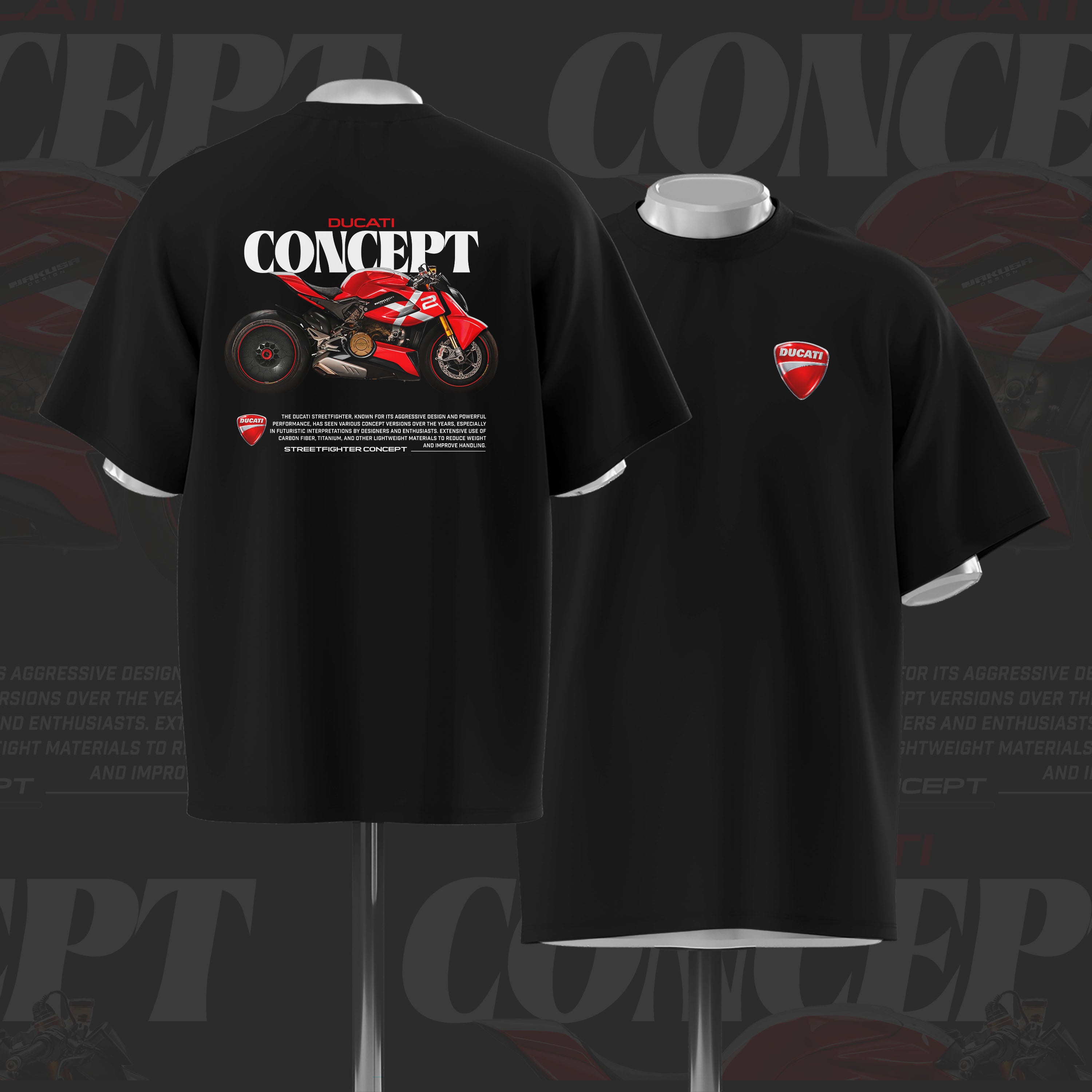 D concept Art Oversize Cotton T-shirt