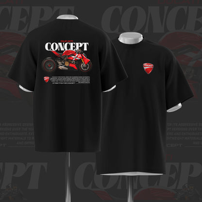 Ducati concept Art Oversize Cotton T-shirt
