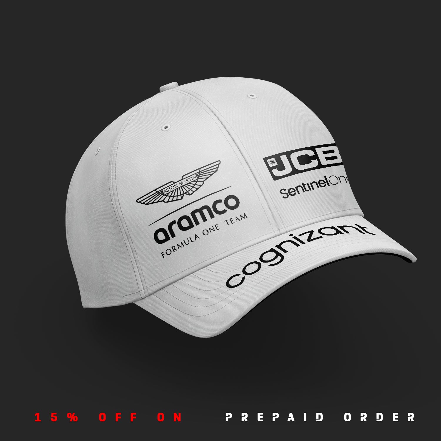 A Martin inspired 6 Panel White Cap