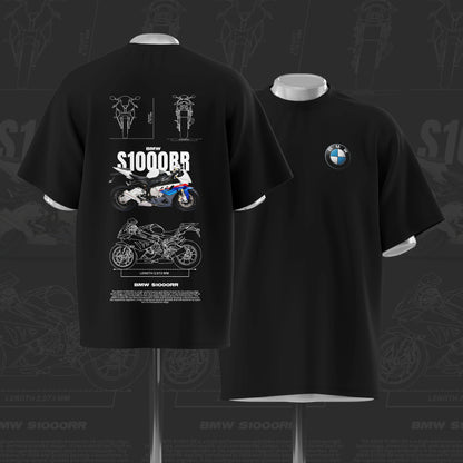 BMW S1000RR Art Oversize Cotton T-shirt 2.0