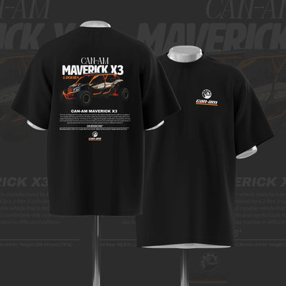 CAN-AM Maverick X3 SxS Art Oversize Cotton T-shirt