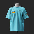 B Motosport Edition Inspired Oversize light blue Cotton T-shirt