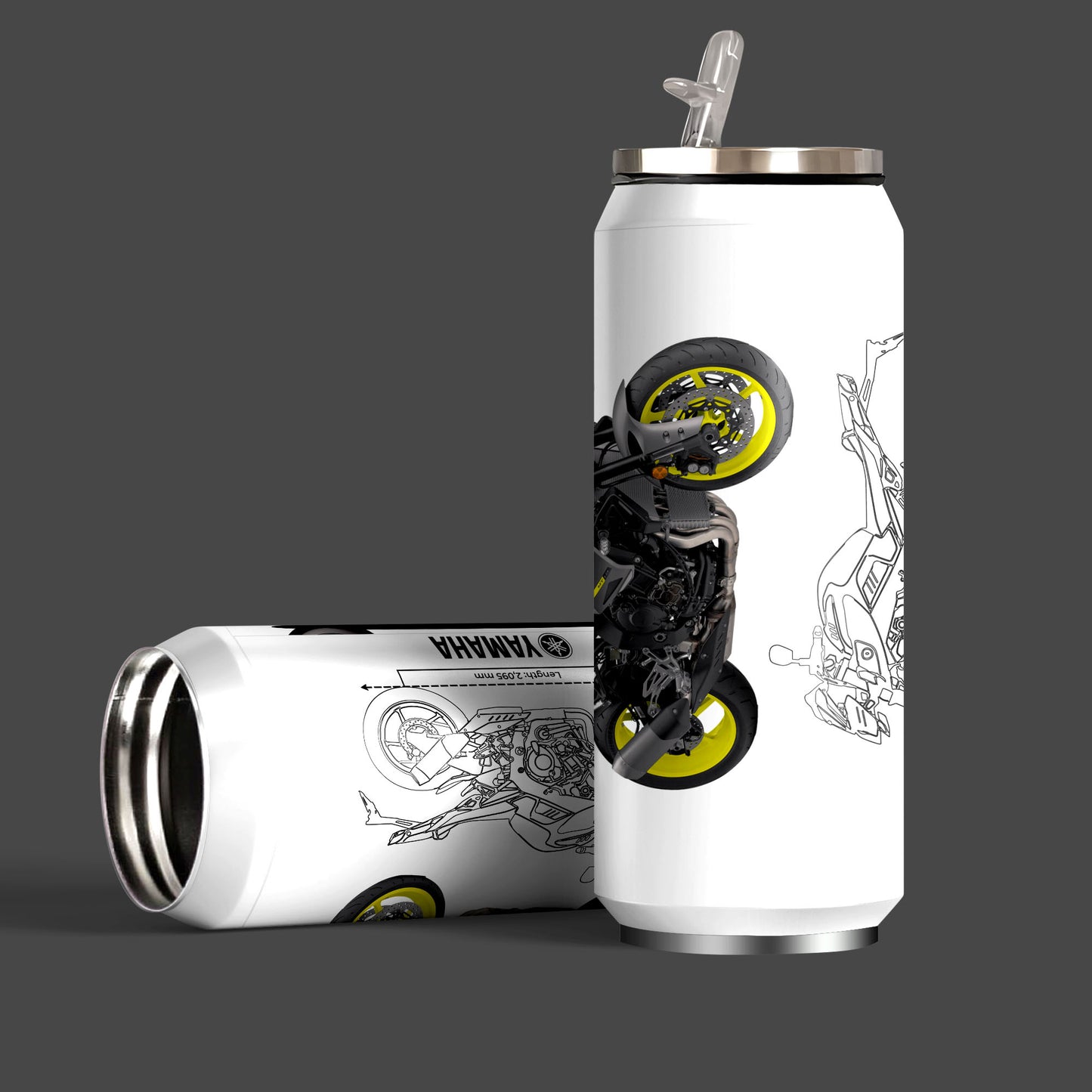 Yamaha MT-10 Inspired Art Sipper Can