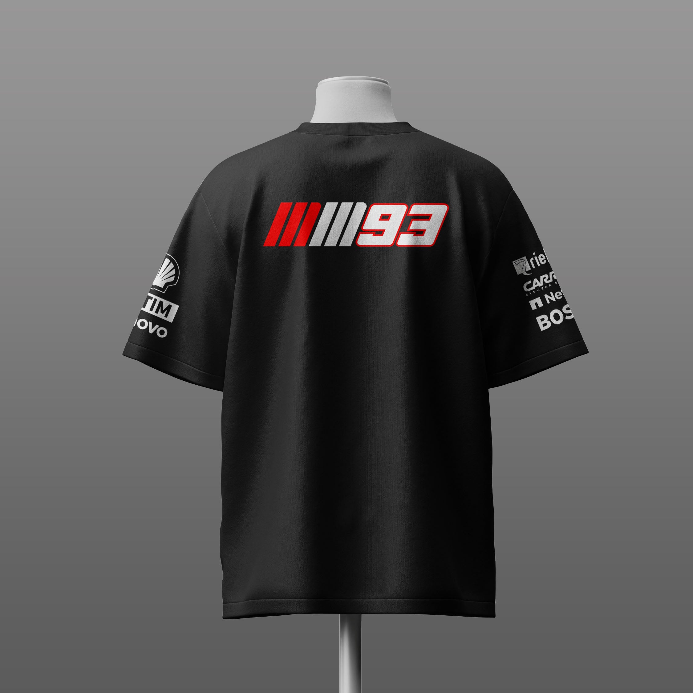 Marc Marquez 2025 Edition Oversize Black T-shirt