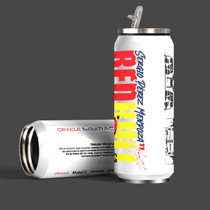 Sergio Perez Formula 1 Racing Team Inspired Sipper Can