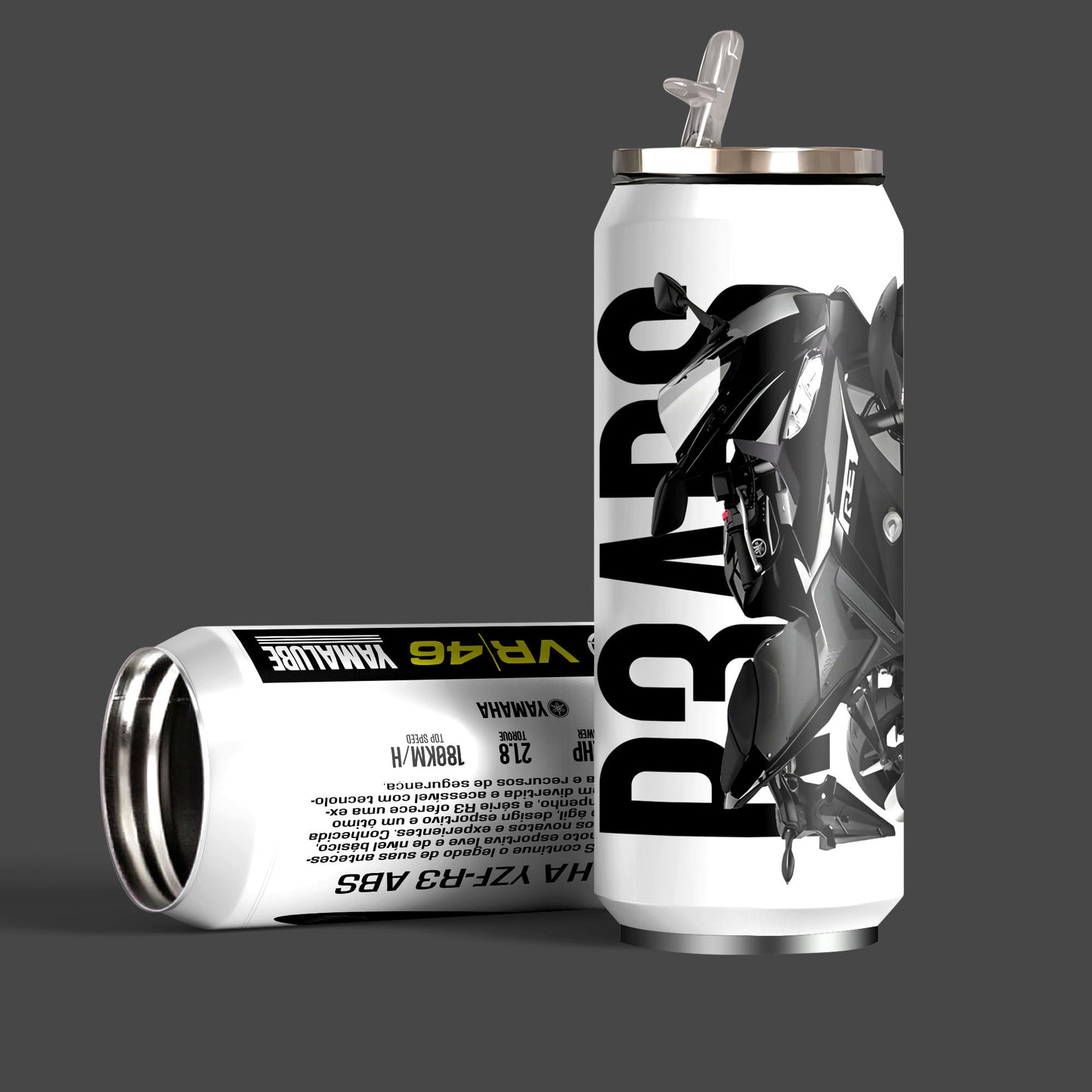 Yamaha YZF R3 ABS Edition Inspired Art Sipper Can
