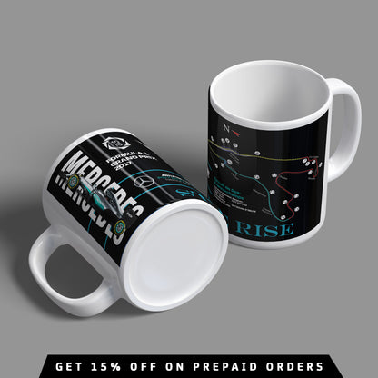 Lewis Hamilton Mercedes Amg Inspired Coffee Mug