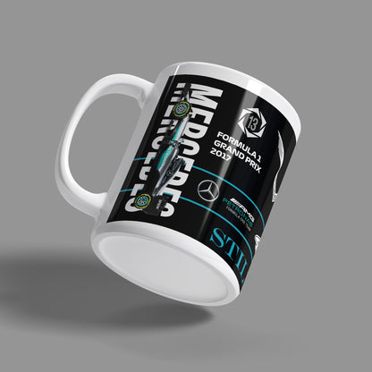 Lewis Hamilton Mercedes Amg Inspired Coffee Mug