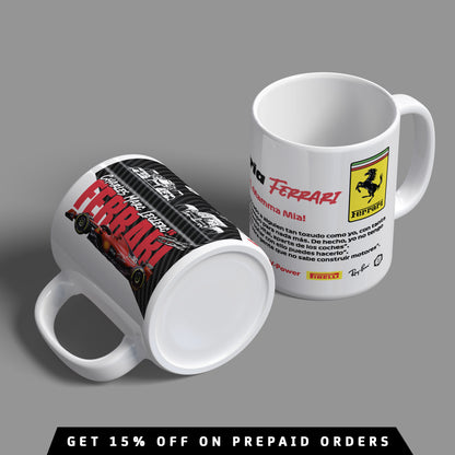 Scuderia Red F1 Racing Team Inspired Coffee Mug
