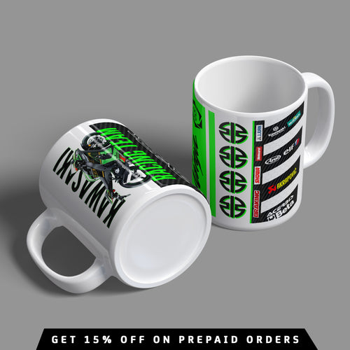 Kawasaki Ninja ZX-10R Superbike Inspired Coffee Mug
