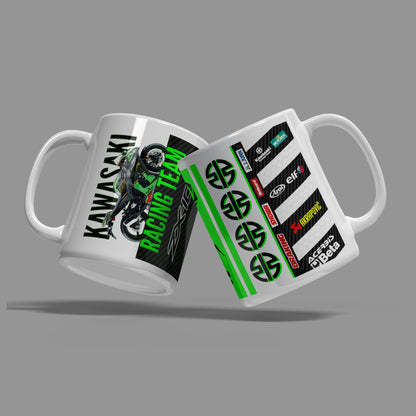 Kawasaki Ninja ZX-10R Superbike Inspired Coffee Mug