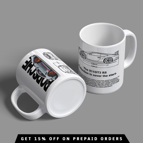 Porsche Supercar Inspired Coffee Mug
