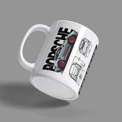 Porsche Supercar Inspired Coffee Mug