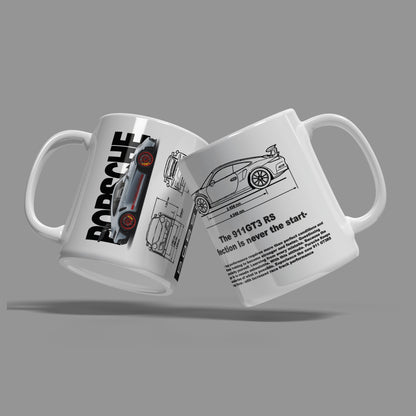 Porsche Supercar Inspired Coffee Mug