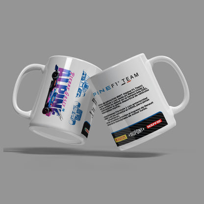 Alpine F1 Racing Team Inspired Coffee Mug