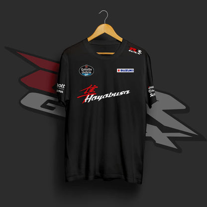Suzuki Hayabusa GSX Inspired Black Cotton T-Shirt