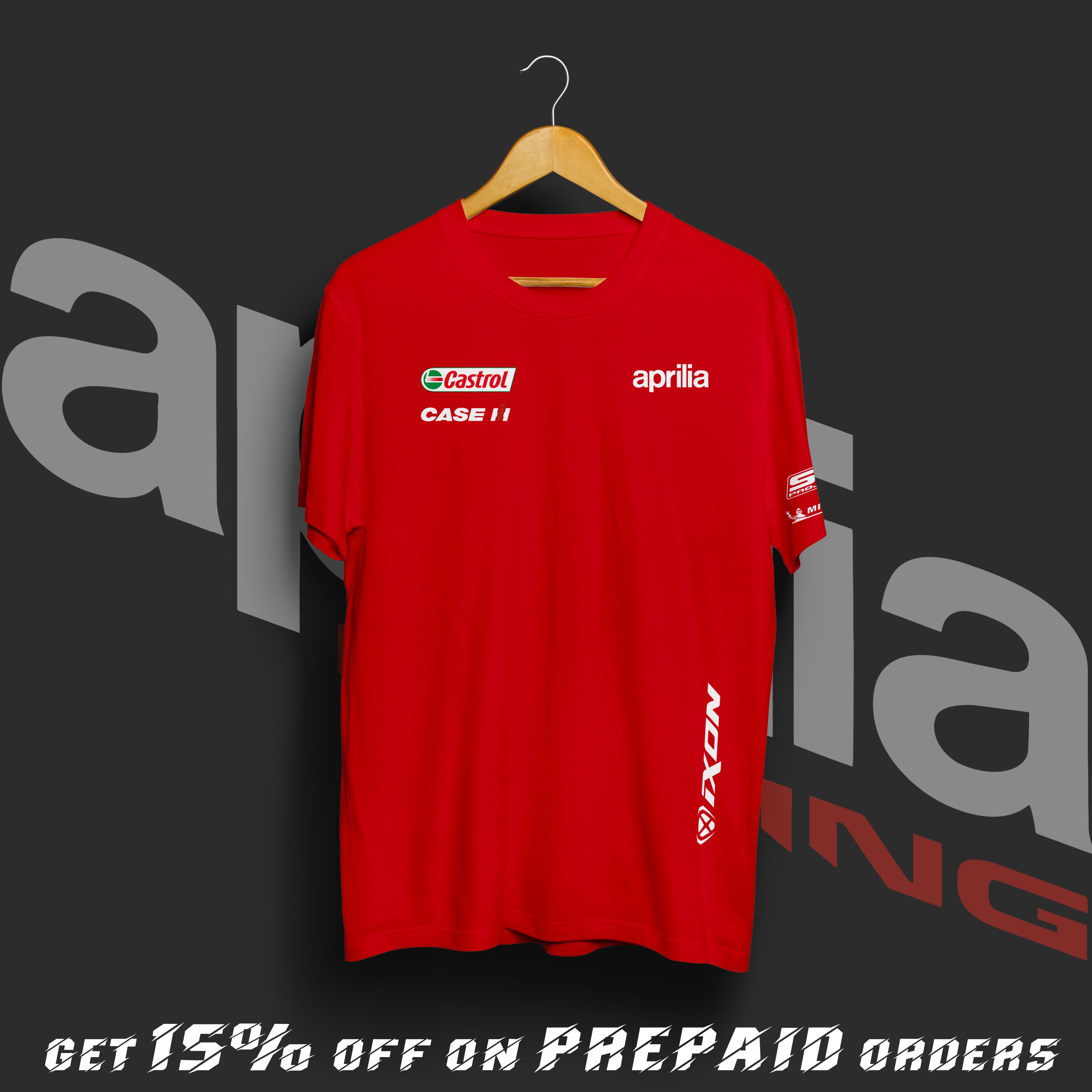 A Racing 2.0 Red Cotton T-shirt
